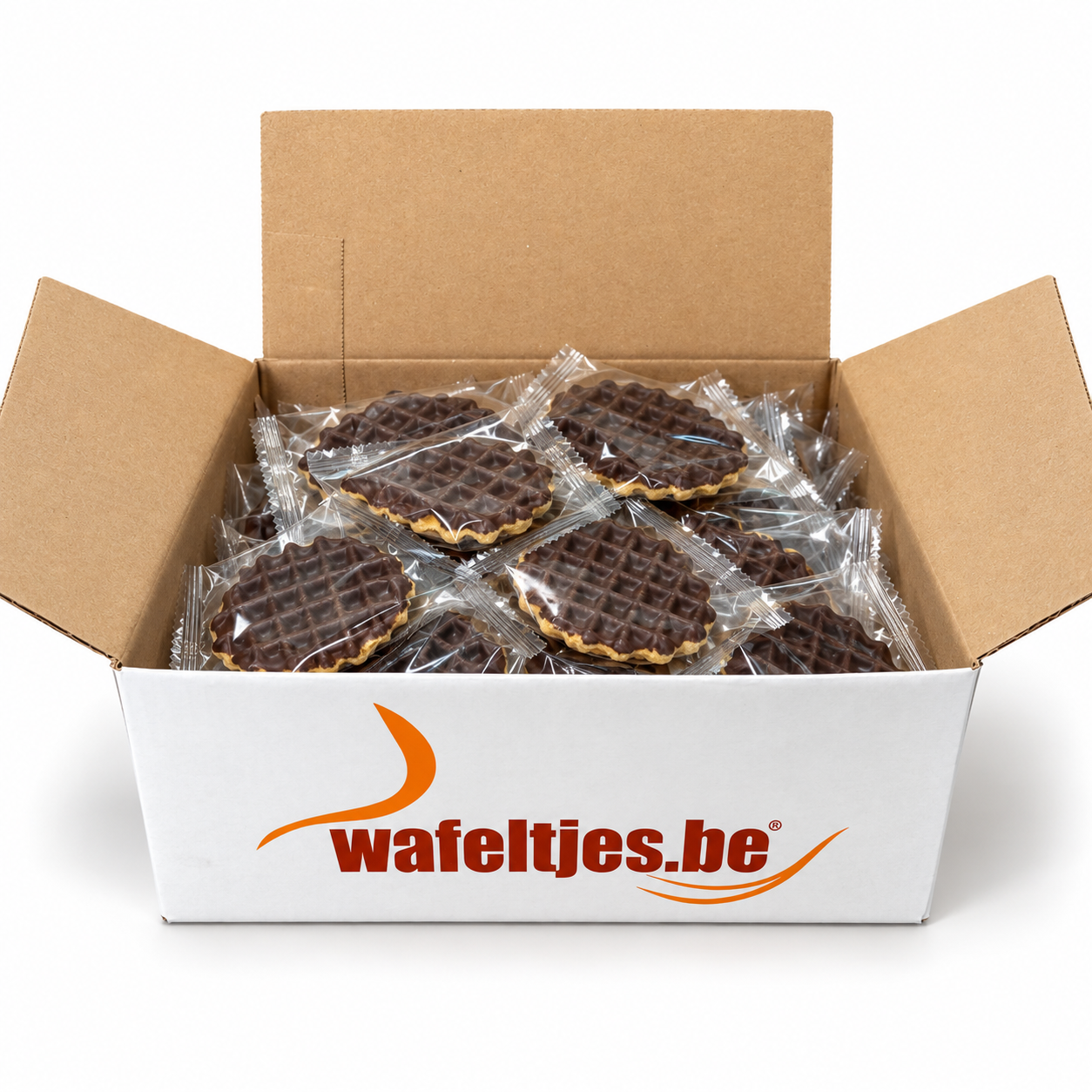 Doos — Traditionele Chocoladewafels individueel verpakt 700 gr